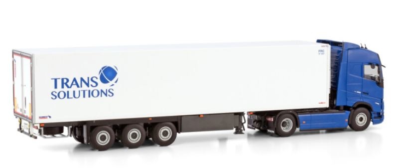 Volvo fh5 gl. 4x2 + Kühlauflieger Trans Solutions Wsi Models 01-4256 Maßstab 1:50 