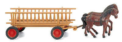 Wagen mit Pferden (1953-59) Wiking 1/87 