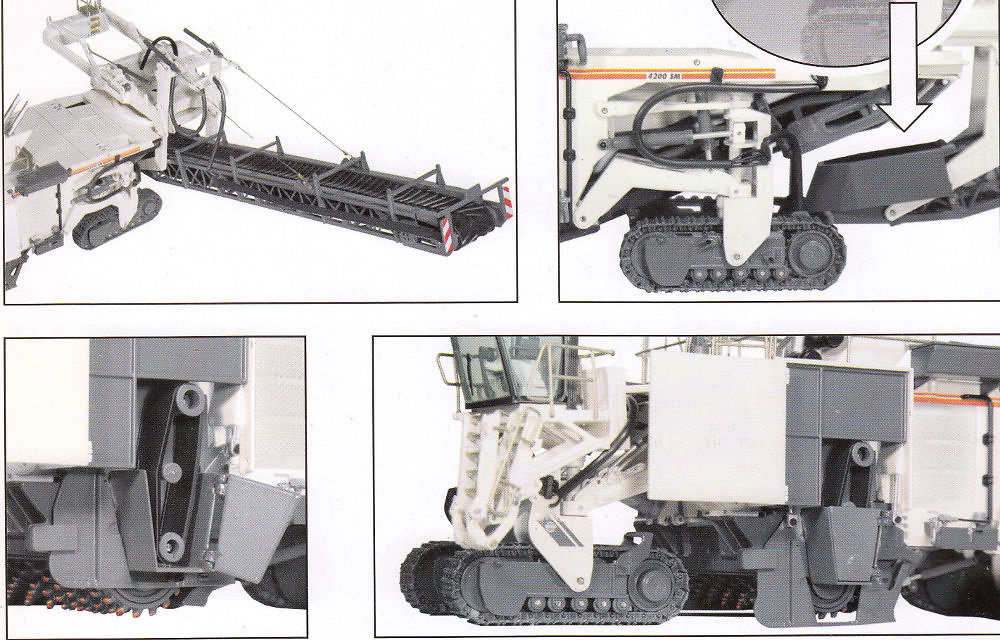 Wirtgen 4200 SM Surface Miner Nzg Modelle 874 Maßstab 1/50 