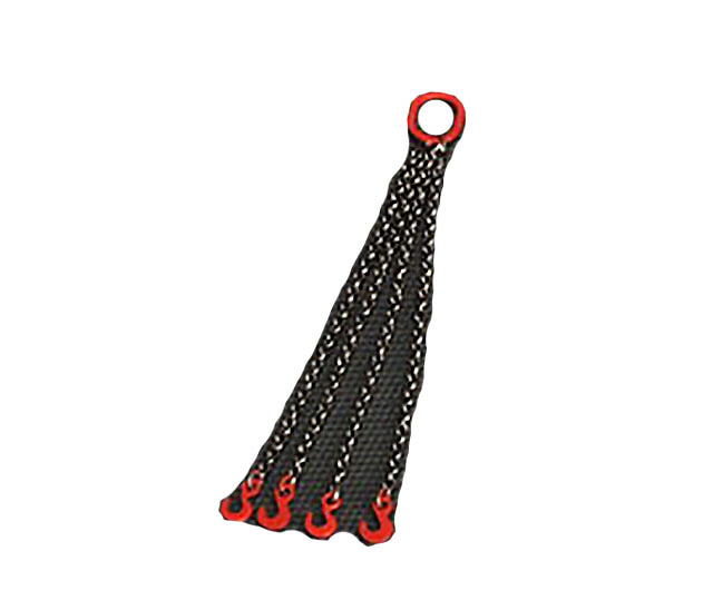 YC302-R four Chain Slings 4 cm - Red Ycc Models Masstab 1/50 