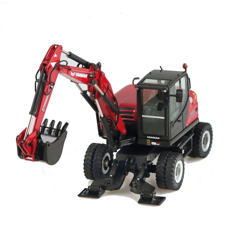 Yanmar B110W Mobilbagger Nzg Modelle 9741 Maßstab 1/50 