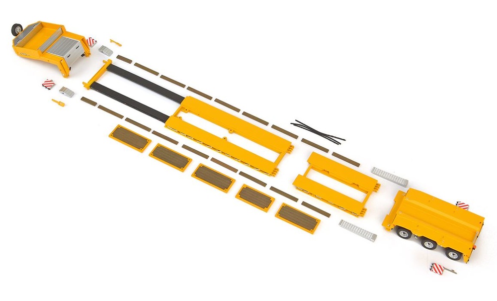 Yellow Serie Goldhofer low loader Imc Models 0052 