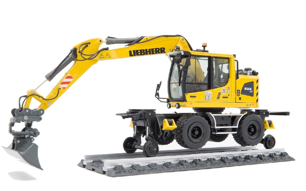 Zweiwegebagger Liebherr A 922 Rail Nzg Modelle 1011 Masstab 1/50 