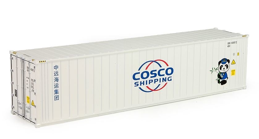 container 40 ft cosco shipping Tekno 76195 escala 1/50 