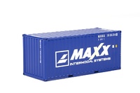 20 ft contenedor Maxx Wsi Models 04-1136 Masstab 1/50