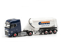 DAF XG+ Eutersilo-Sattelzug "Greiwing" Herpa 316811 Maßstab 1:87