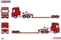 DAF XG 6x4 + 2-Achs-Plattform Wsi Models 607.33.66 Maßstab 1:50