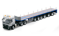 MB Actros SLT 3-achs Goldhofer Schwerlastbrücke 6-achs Conrad Modelle 72155 Masstab 1/50