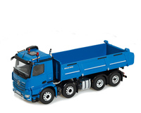 Modell Lkw Mercedes-Benz Arocs 8x4 Meiller Kipper "blau" Nzg Modelle Masstab 1/50