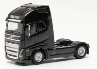 Modell Lkw Volvo FH 16 Globetrotter 2020 schwarz Herpa 313353-002 Maßstab 1/87 