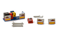 Scheuerle 3-teiliges Set blau Wsi Models B.V. 04-2177 Maßstab 1:50