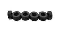 Supersingle-Reifen 21 mm Anhänger/Vorderachse (10 Stück) – Tekno 78439 im Maßstab 1:50