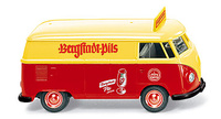 VW T1 mit Dachschild Bergstadt-Pils Wiking 7970231 Masstab 1/87