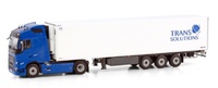 Volvo fh5 gl. 4x2 + Kühlauflieger Trans Solutions Wsi Models 01-4256 Maßstab 1:50
