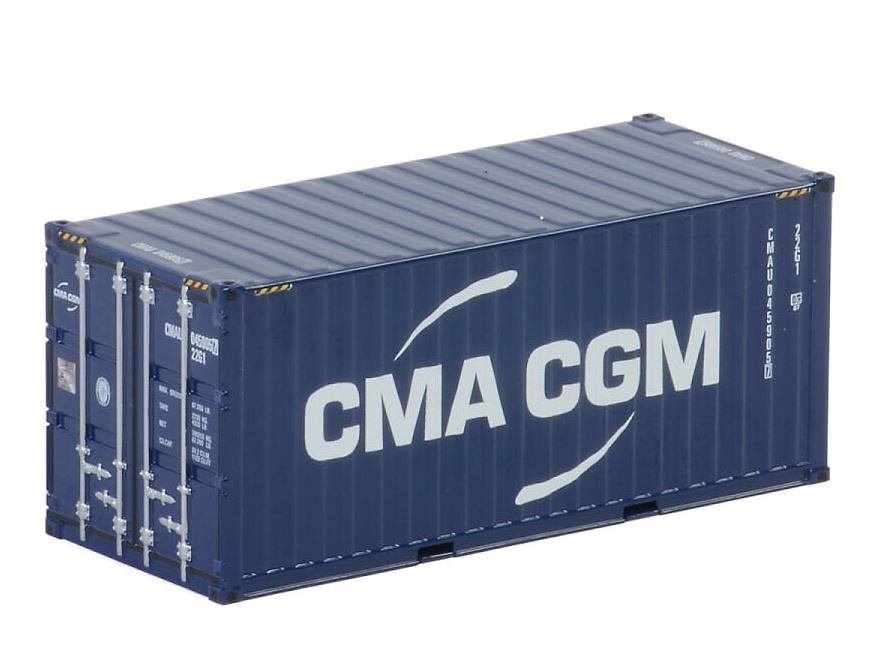 20 ft container cma cgm Wsi Models 04-2083 Masstab 1/50 