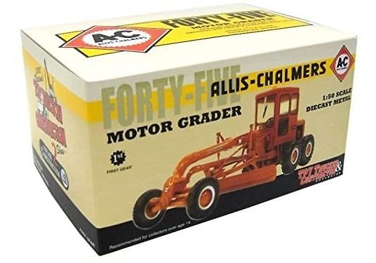 Allis Chalmers 45 Motor Grader - First Gear 3126 1/50th scale 