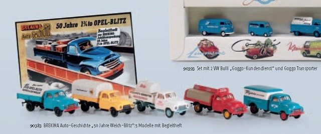 Brekina Autogeschichte - 50 Jahre Opel Blitz Brekina 90383 Masstab 1/87 