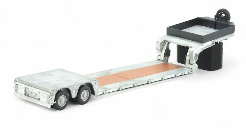 Build kit Broshuis PL2 2-axle metal platform trailer Tekno 89154 scale 1/50 