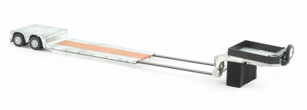 Build kit Broshuis PL2 2-axle metal platform trailer Tekno 89154 scale 1/50 