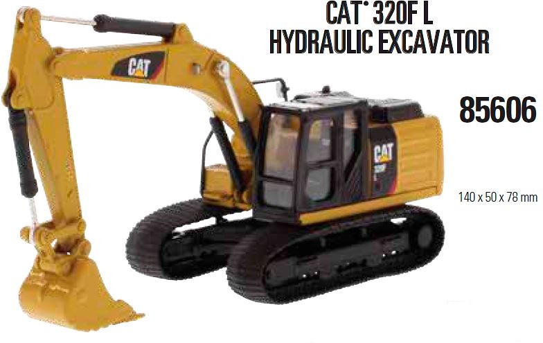 Cat 320F excavadora Diecast Masters 85606 escala 1/64 