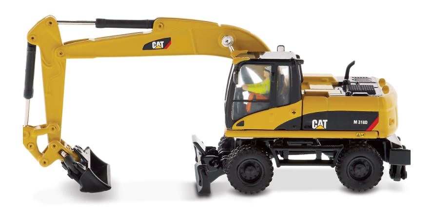 Cat M318 D Wheeled Excavator Diecast Masters 85177 scale1:87 