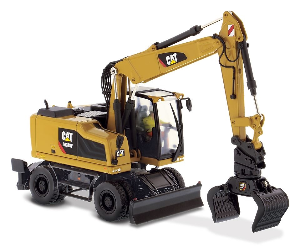 Cat M318F excavadora ruedas Diecast Masters 85508 escala 1/50 