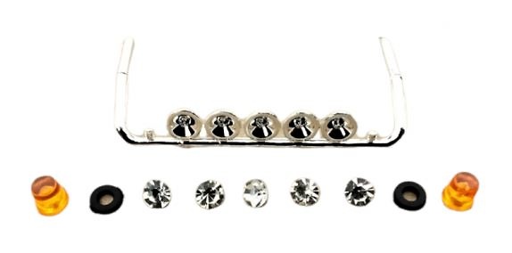 Chrome bar with 5 spotlights + Lights e.m. Tekno 84077 1/50 scale 