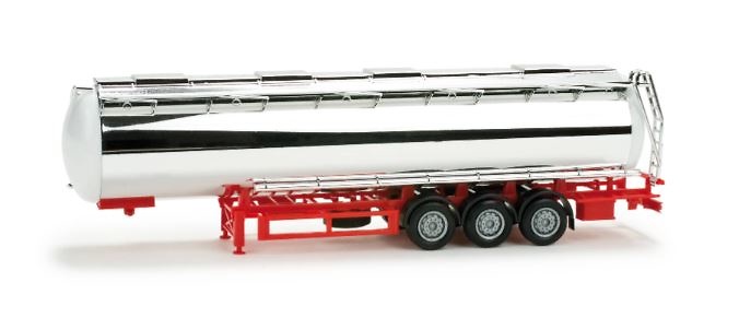 Chrome food tank semi-trailer, Herpa 076180 scale 1/87 