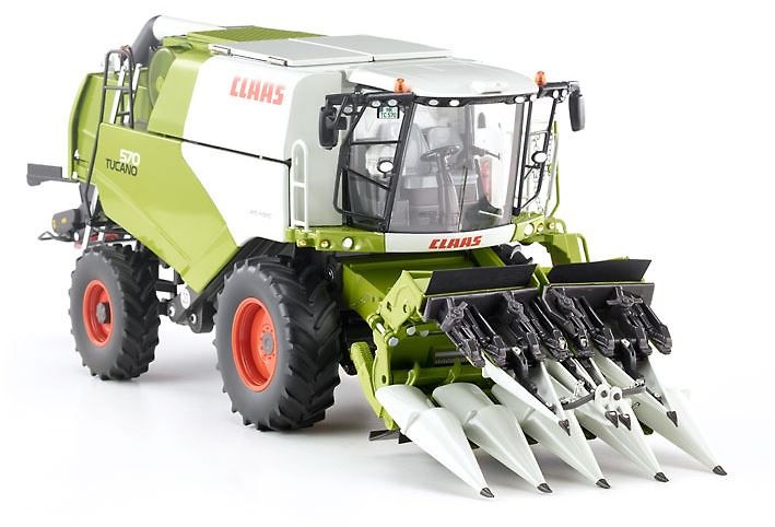 Claas Tucano 570 acc. corte maiz Wiking Modellbau 77818 escala 1/32 