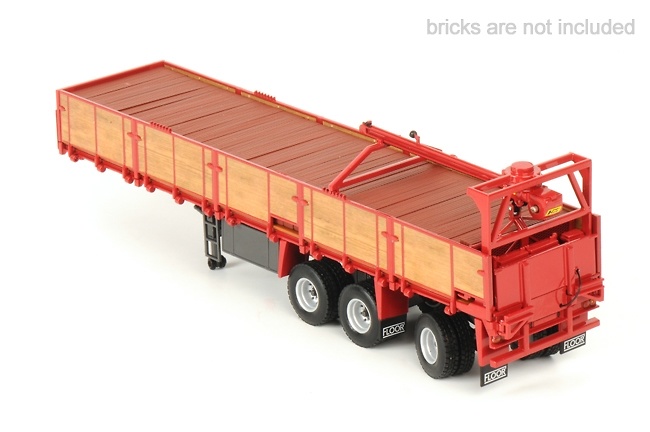 Classic stone transport - red, Wsi Models 13-1020 1/50 scale 