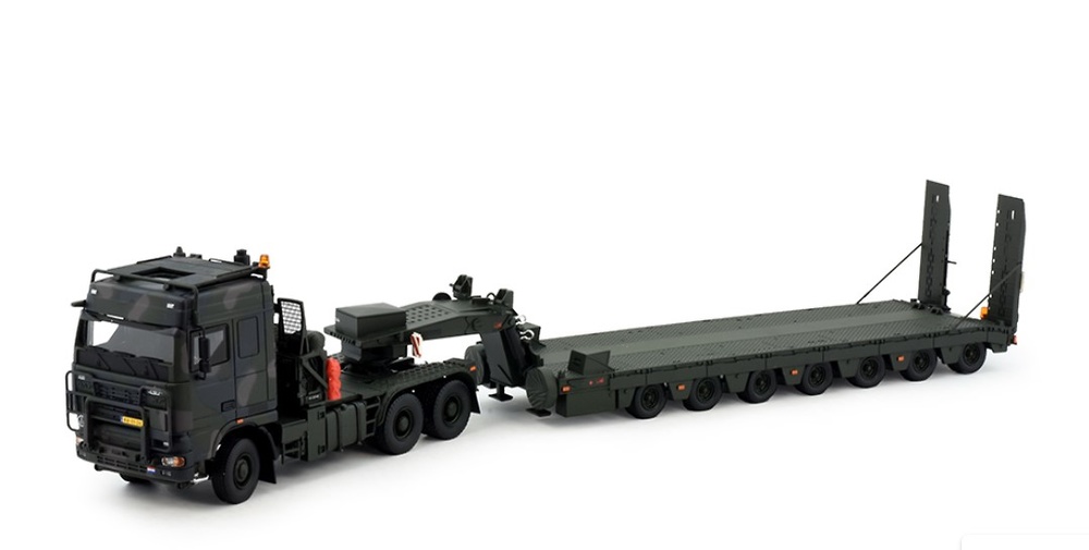 DAF Tropco + 7-achs Tieflader Tekno 75433 Masstab 1/50 