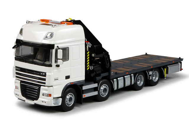 DAF XF105 SSC + HIAB crane, Tekno 63437 scale 1/50 