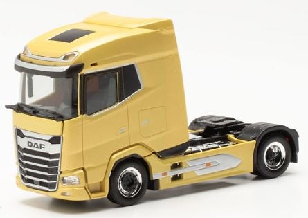 DAF XG tractor unit, metallic yellow Herpa 316262 scale 1/87 