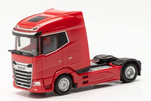 DAF XG tractor unit, red Herpa 315777 scale 1/87 