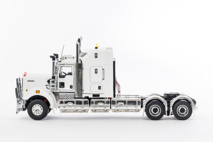 DRAKE; KENWORTH C509 SLEEPER WHITE WSI 1/50 