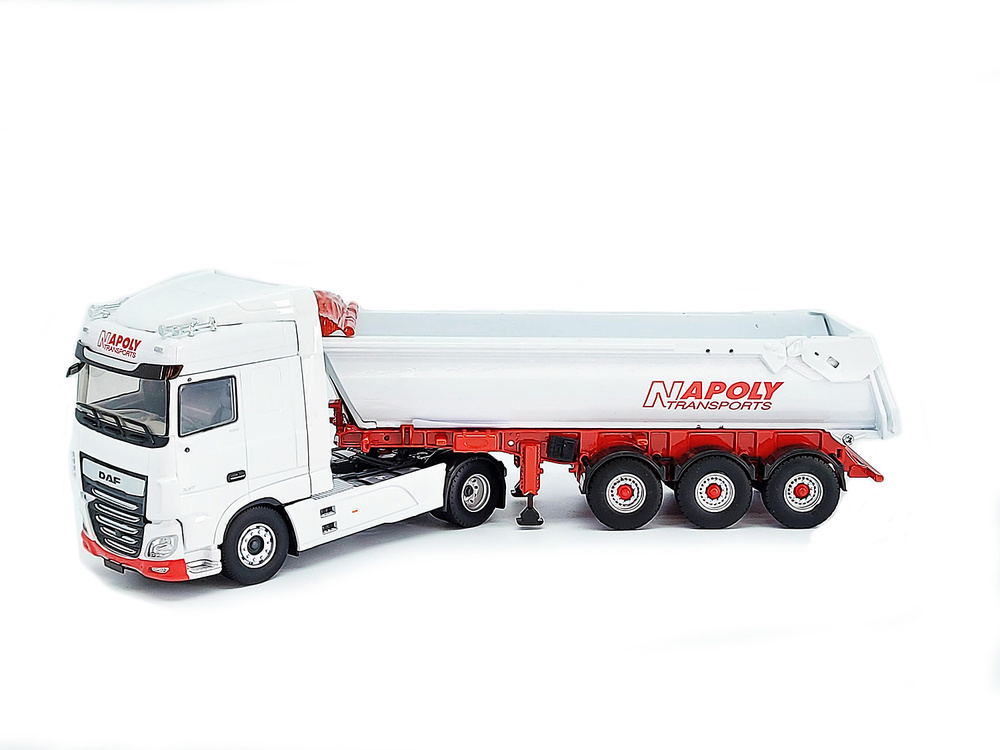 Daf XF MY17 + Benne Fruehauf Napoly Eligor 116981 Masstab 1/43 