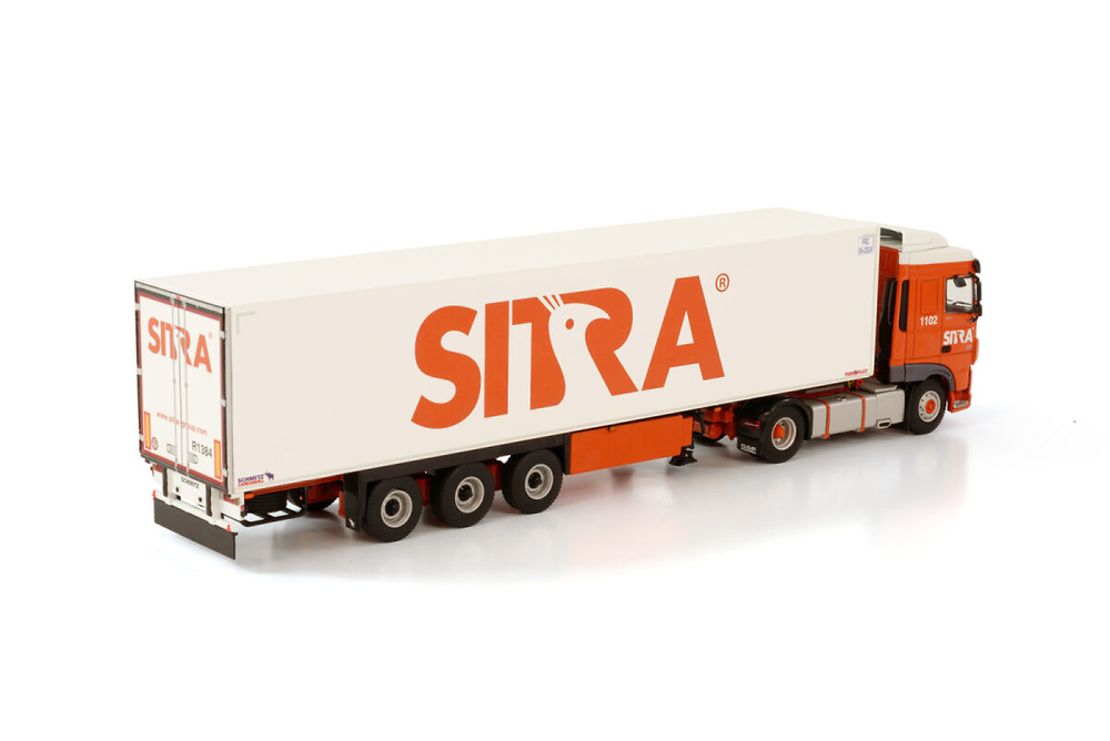 Daf XF SC MY2017 Refrigerated Trailer - Sitra transport - Wsi Models 1/50 
