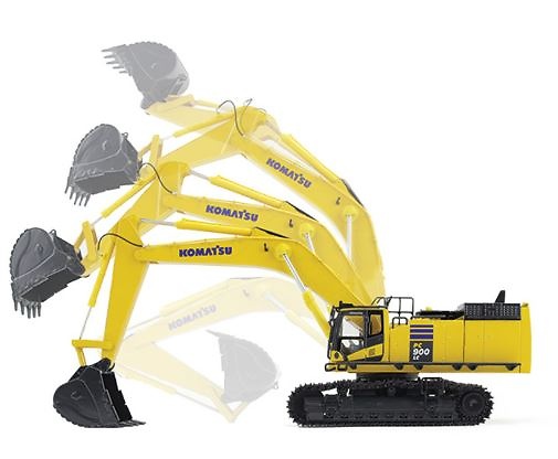 Excavator Komatsu PC900LC-11 First Gear 3500 scale 1/50 