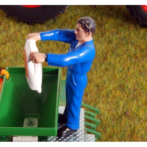 Figura Agricultor vaciando saco Agri Collectables ADF 32104 escala 1/32 