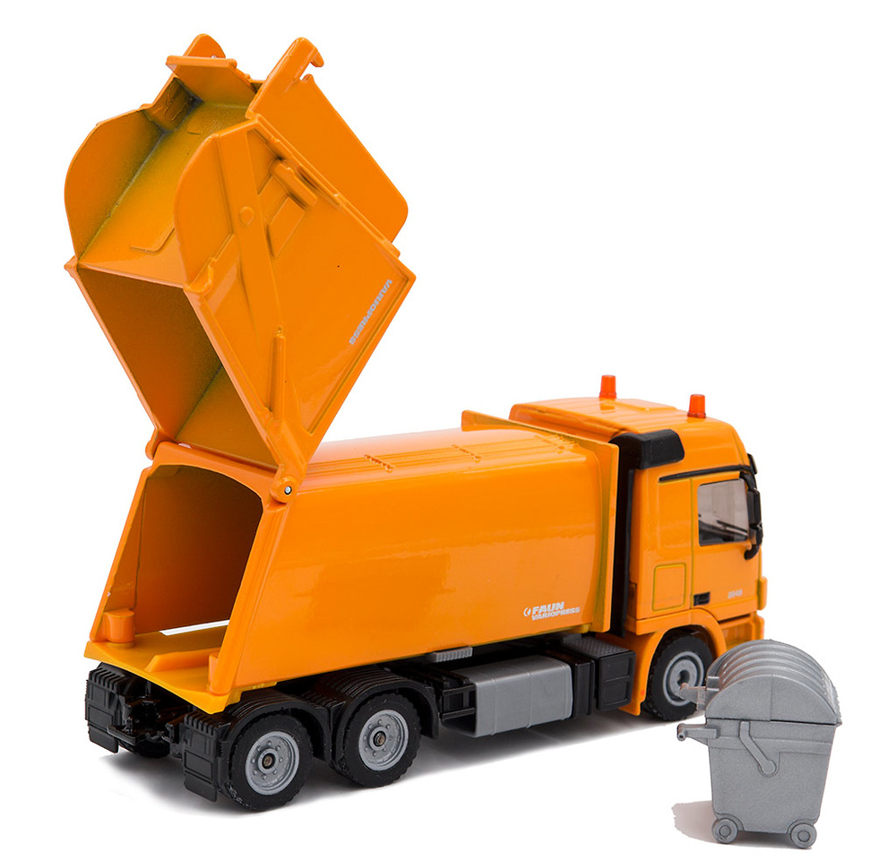 Garbage truck Mercedes - Faun Variopress Siku 2938 1/50 scale 