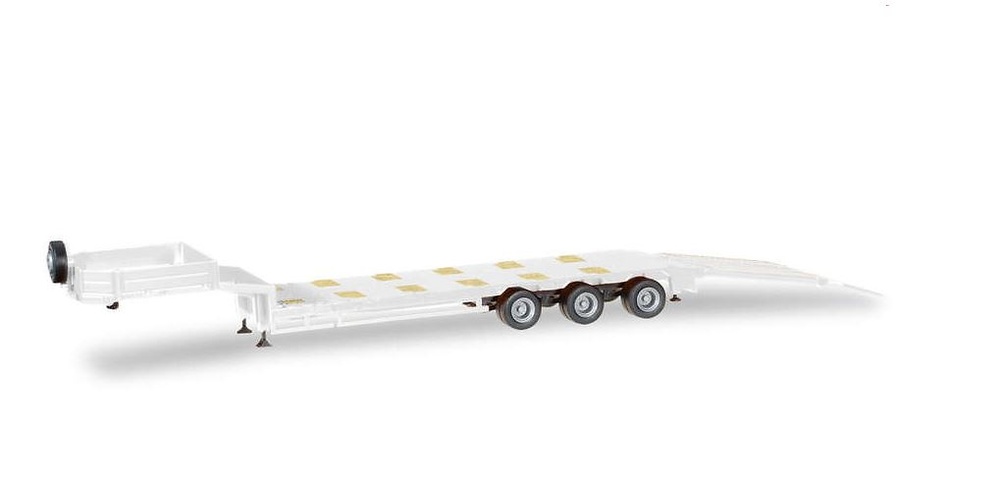 Goldhofer 3-axle semi low-loader with ramps, Herpa 076371 