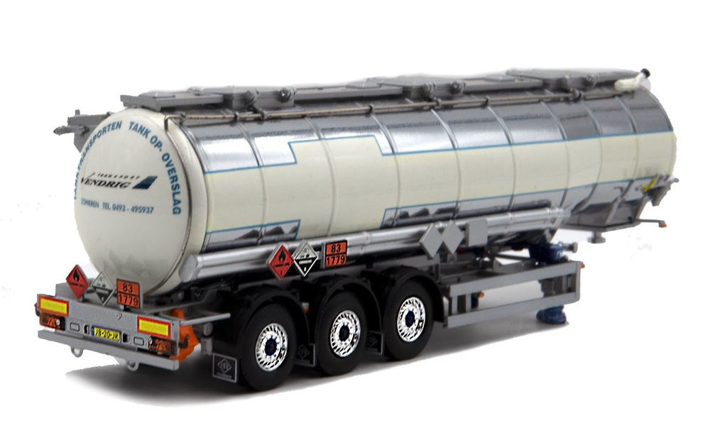 Gooseneck tanker trailer (semi-built) Tekno 77807 1/50 scale 