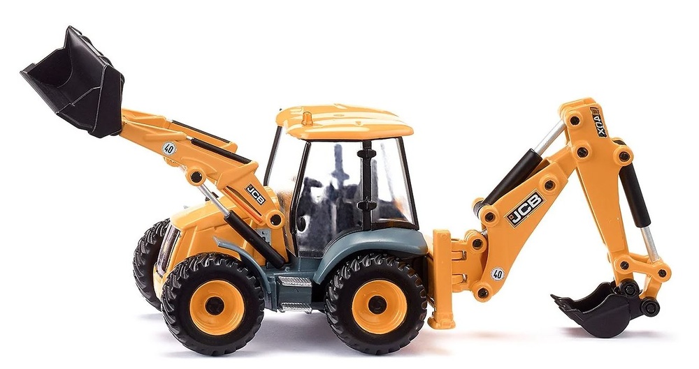 JCB 4CX Backhoe Loader, Siku 3558 scale 1/50 