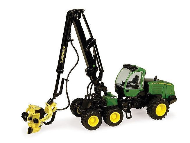 John Deere 1270e maquina forestal Ertl 45466 escala 1/50 