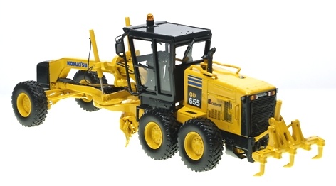 Komatsu GD655 Motoniveladora, First Gear 3062 escala 1/50 