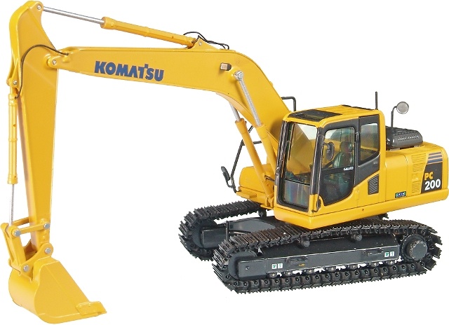 Komatsu PC210 LC8 Excavadora Cadenas Nzg Models 6331 escala 1/87 