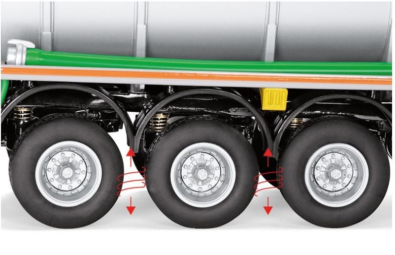 Kotte tank semi-trailer garant TSA 30.000 Wiking 77655 scale 1/32 