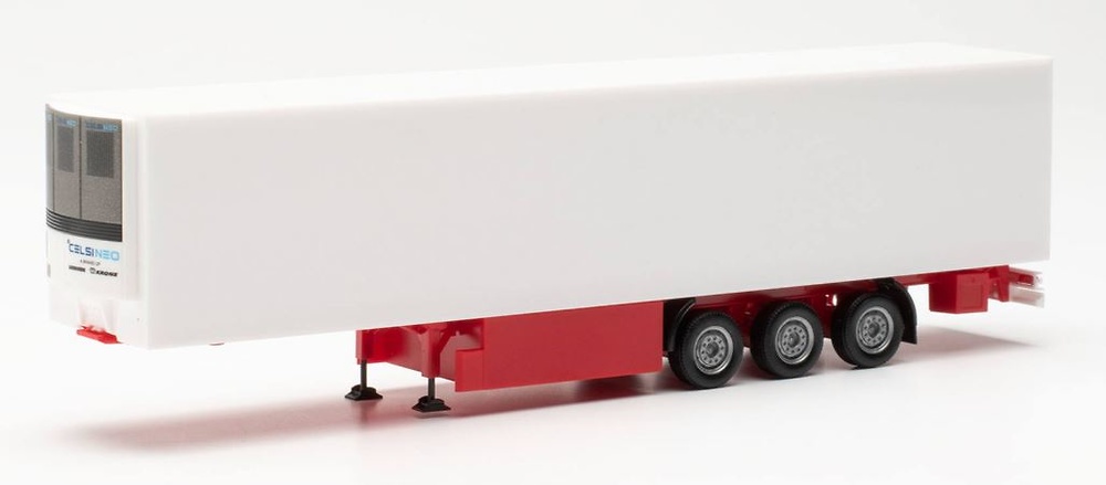 Krone refrigerated box semi-trailer with Celsineo refrigeration unit Herpa 076746-002 scale 1/87 