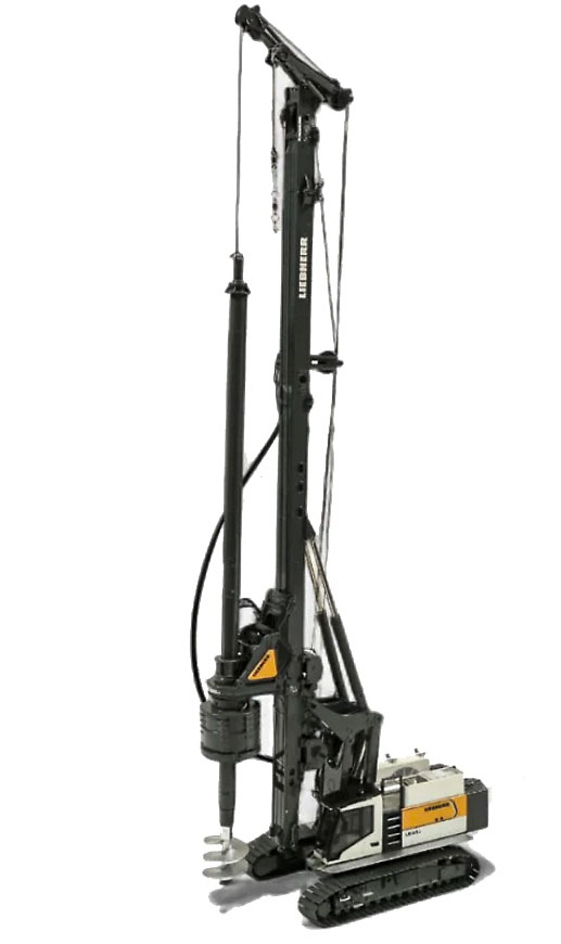 Liebherr LB45 drilling rig, NZG Modelle 1070 scale 1/50 