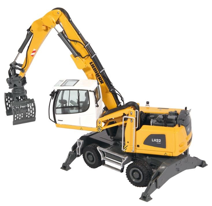 Liebherr LH 22 material handler Nzg Modelle 10012 scale 1/50 